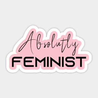 Feminist t-shirt Sticker